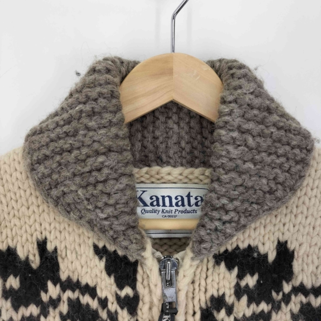 良品 カナダ製 KANATA 50's Vintage 復刻 カウチン ベスト 良品 カナダ