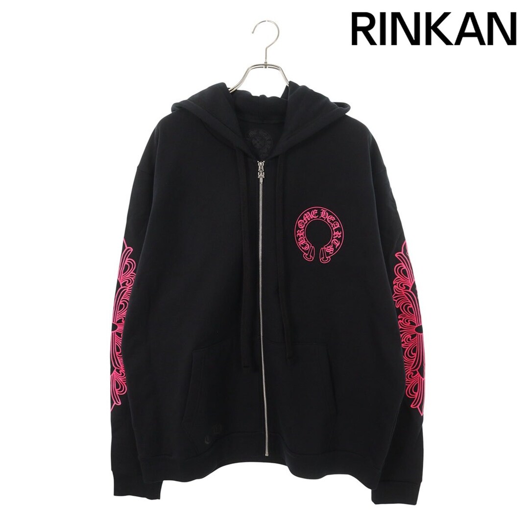 Chrome Hearts - クロムハーツ SWTSHRT HD ZIP 袖フローラルバック