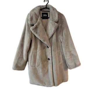 ZARA - ZARA フェイクファーフード付きジャケットの通販 by milktea's