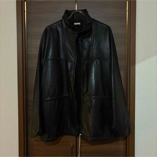 HELMUT LANG - XS 良品 ヘルムートラング フーデッドレザージャケット