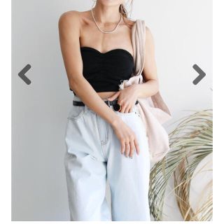 SeaRoomlynn（ベアトップ/チューブトップ ・ ブラック/黒色系）の