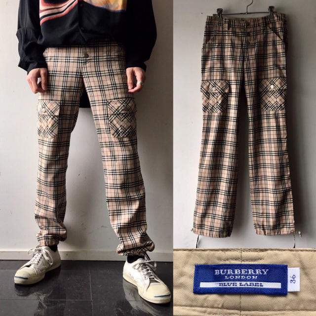 BURBERRY - バーバリーパンツ ノバチェックの通販 by ロン毛です
