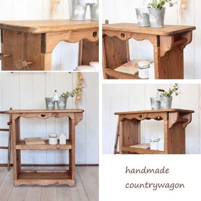 ハートのカントリーキッチンワゴン の通販 by Country putto's shop
