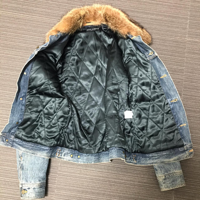 DOLCE&GABBANA - DOLCE&GABBANA ドルチェ&ガッバーナ ファー デニム
