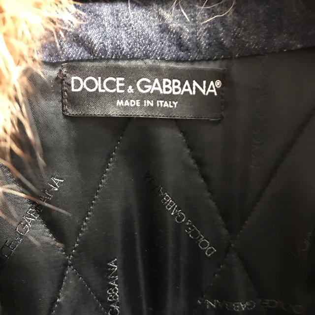 DOLCE&GABBANA - DOLCE&GABBANA ドルチェ&ガッバーナ ファー デニム