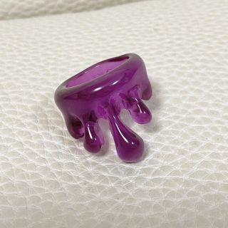 Q-pot. - Q-pot. メルトリング ハロウィン クリア パープル Mの通販 by