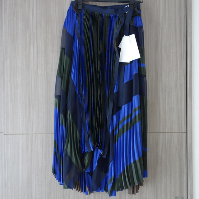 sacai - 新品 未使用 sacai サカイ プリーツスカート サイズ1の通販 by