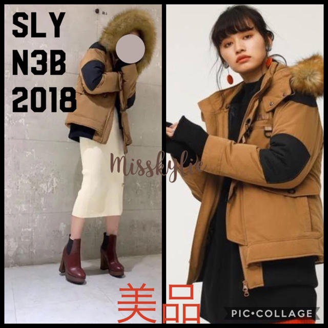 SLY - 美品 スライ SLY ミリタリーコート モッズコート ファー付き 極