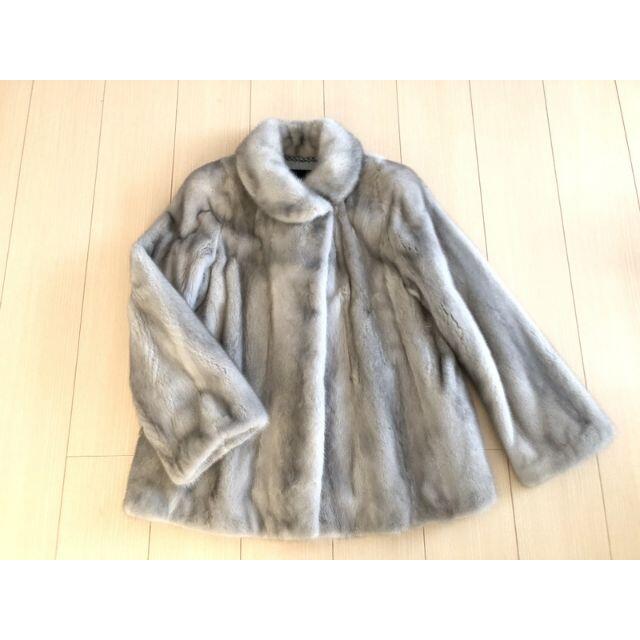 DAMA collection】SAGA FURS 高級ミンクファーコート M DAMA