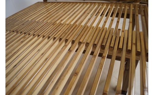 竹家具専門店【梅里竹芸】ベンチベッド＜80-1＞ - 宮崎県西都市