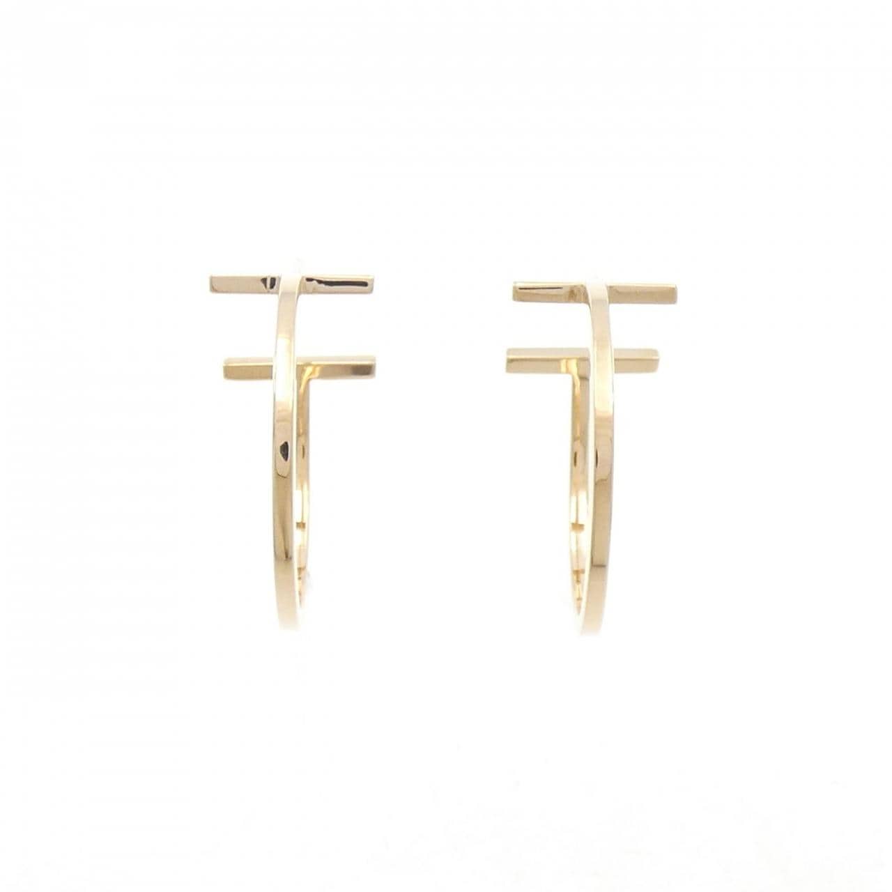 コメ兵｜ティファニー Tワイヤー フープ ミディアム ピアス