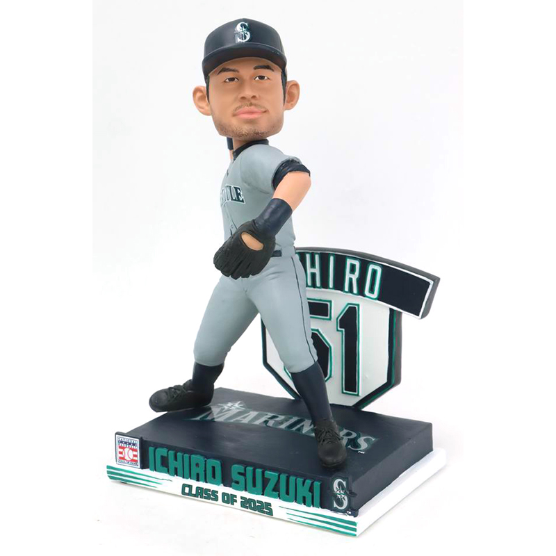 MLB 2025 アメリカ野球殿堂入り記念 イチロー ボブルヘッド レーザー