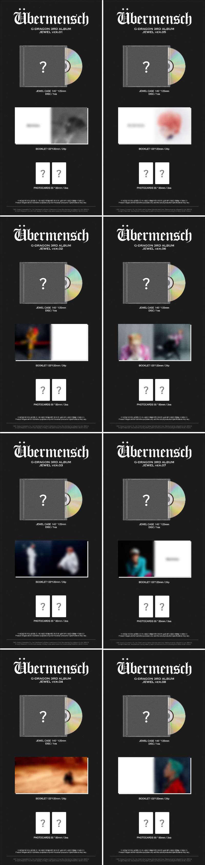 韓国盤】G-DRAGON 3rdフルアルバム『Übermensch』|K-POP・アジア