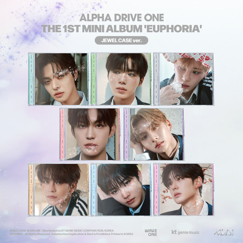 ALPHA DRIVE ONE THE 1ST MINI ALBUM 'EUPHORIA' 日本限定特典付きでご