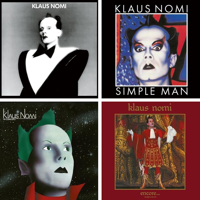 クラウス・ノミ 没後40周年企画 80年代名盤4タイトル『Klaus Nomi