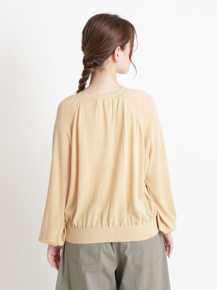 大きいサイズ][15号 19号 ]SUPER HAKKA×宮嵜蘭「マギー」刺繍ギャザー