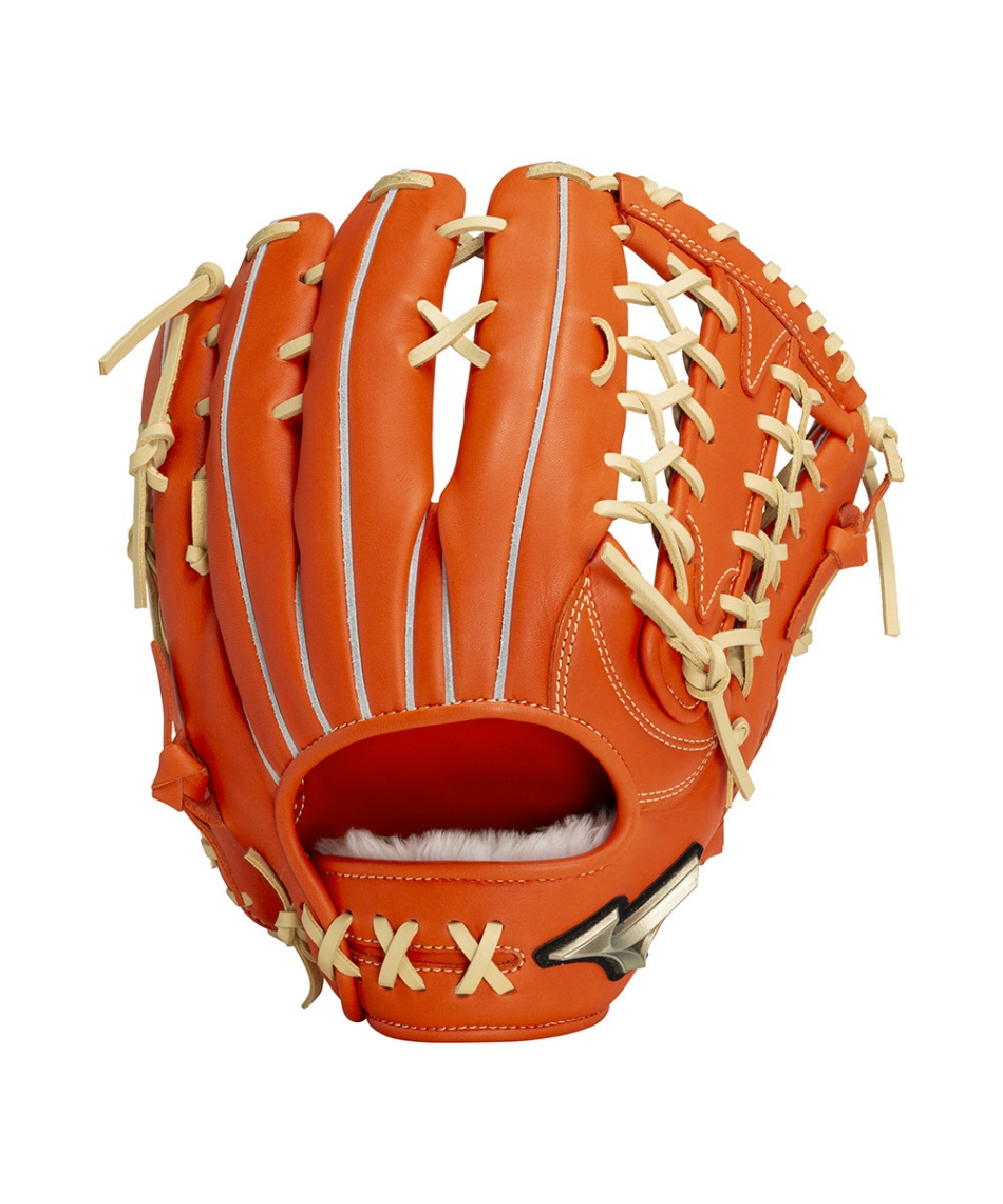 ミズノ Global Elite 軟式グローブ オレンジ 左用 Mizuno Global Elite