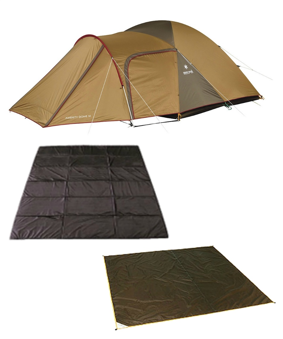 スノーピーク(snow peak) テント シート マット3点セット アメニティ