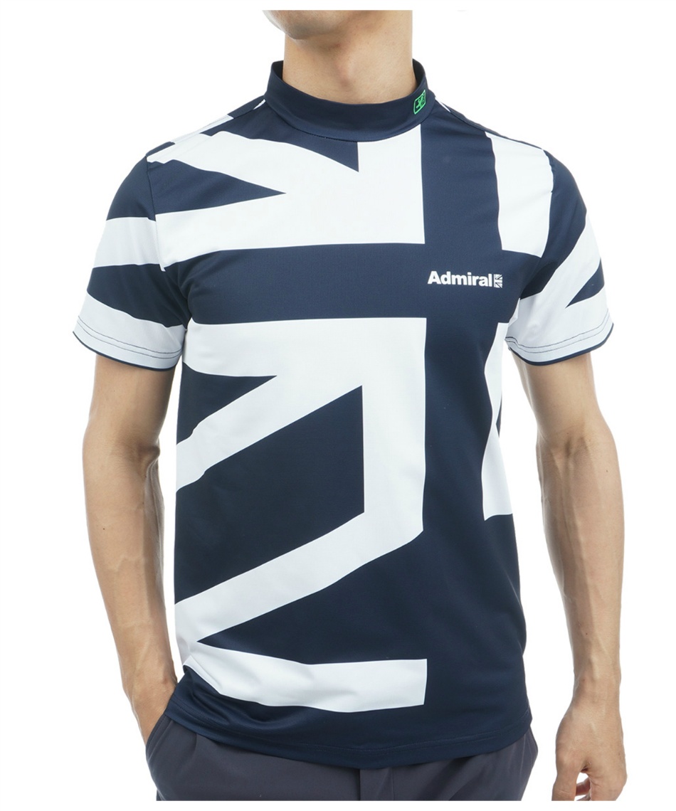 アドミラル(Admiral) ゴルフウェア 半袖シャツ UJパネルプリント