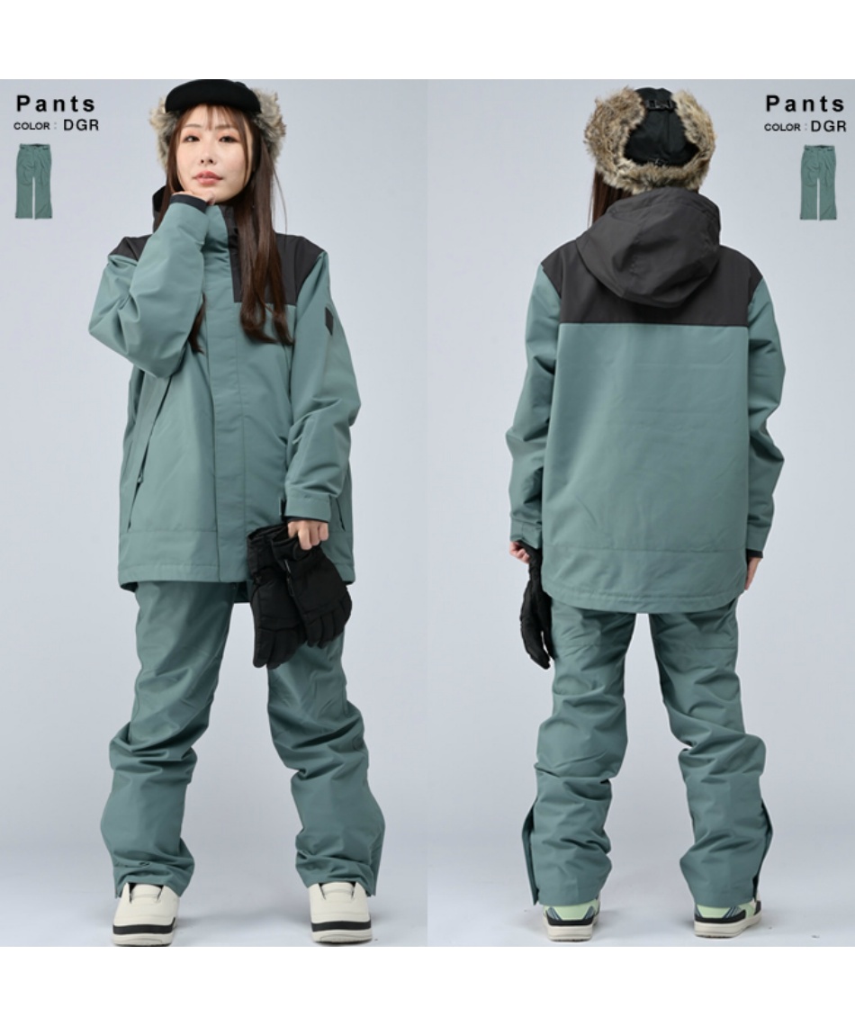 オーシャンパシフィック スノーボードウェア 上下セット レディース