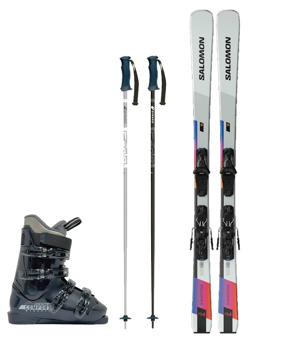 サロモン(SALOMON) スキー板 オールラウンド 4点セット S/MAX 4+M10 GW