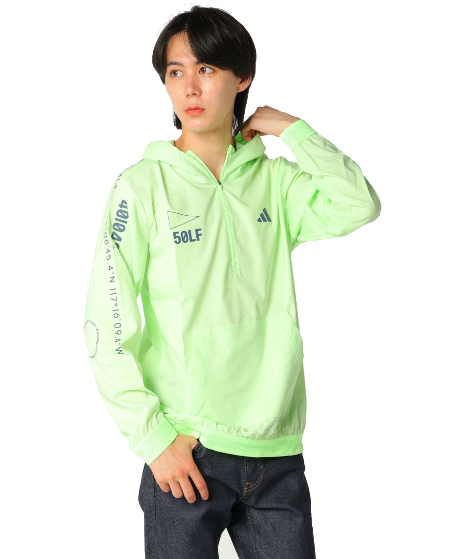 ゴルフウェア ブルゾン HEAT．RDYストレッチアノラックフーディー