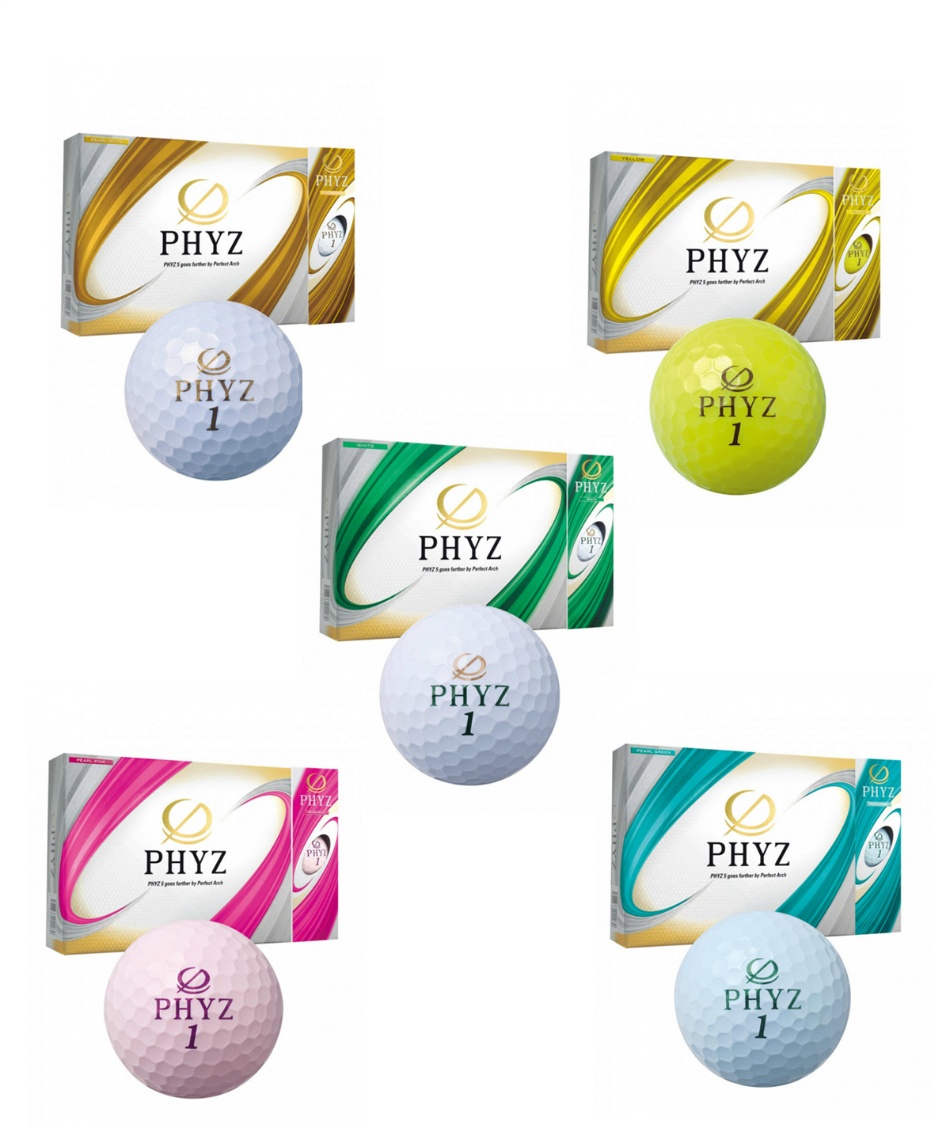 ファイズ(PHYZ) ゴルフボール 1ダース 12個入 ファイズ5 PHYZ5 2019
