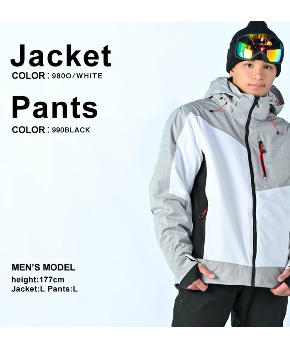 アイスピーク(ICE PEAK) スキーウェア 上下セット SNOW JK+SNOW PT