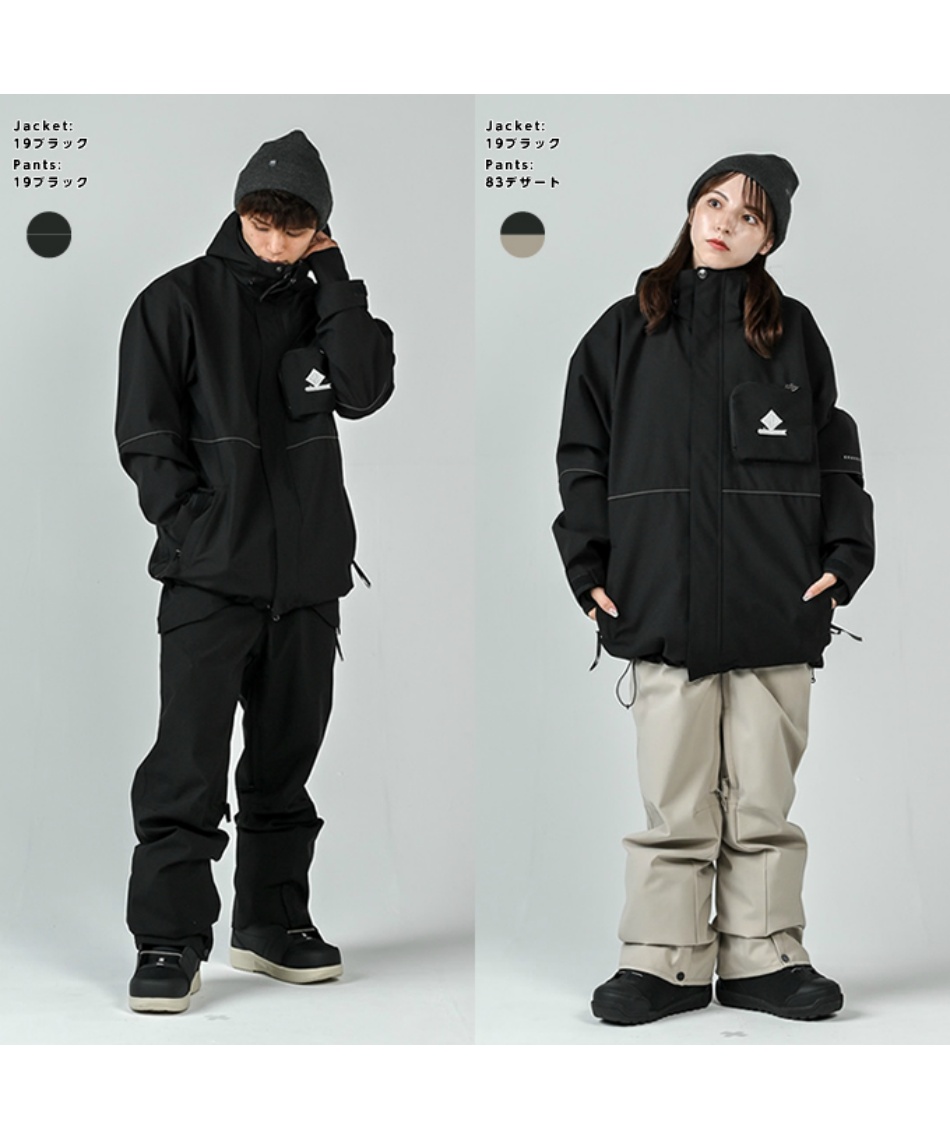 スノーボードウェア 上下セット SNB JACKET+SNB PANT GC-8502+GC-8512