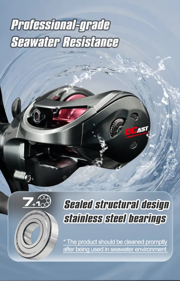 SEASIR DCAST DC Baitcasting Fishing Reel Digital Control long cast