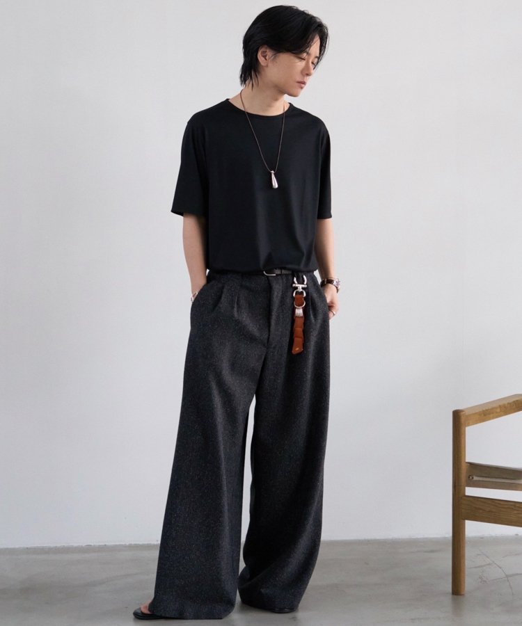 SILK NEP WOOL PANTS / 商品詳細ページ / LIDNM / Llife ONLINE STORE