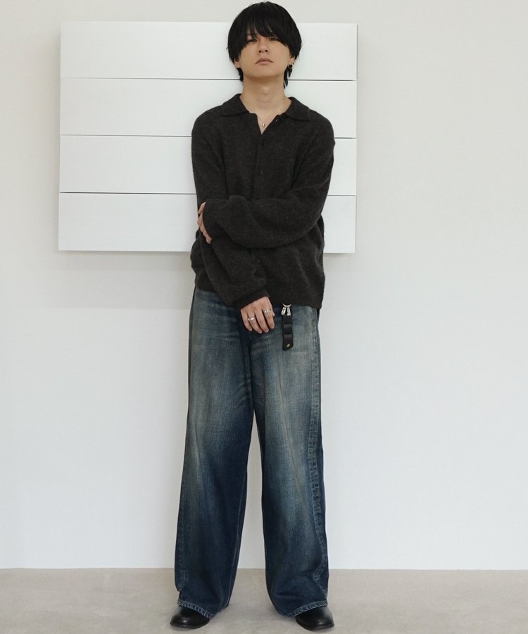 Alpaca Knit Shirt Cardigan / 商品詳細ページ / LIDNM / Llife ONLINE