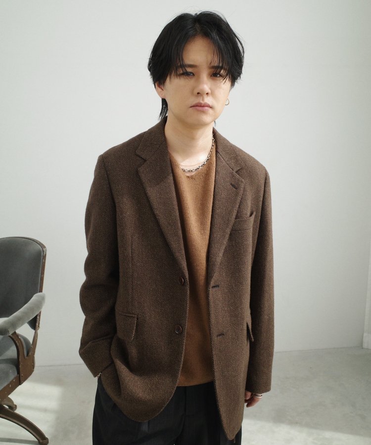 Alpaca Tweed Tailored Jacket / 商品詳細ページ / LIDNM / Llife