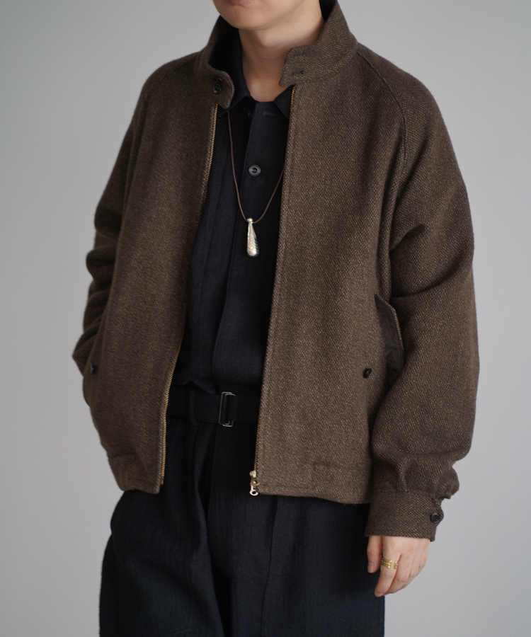 Alpaca Tweed Harrington Jacket / 商品詳細ページ / LIDNM / Llife