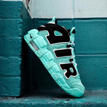 海外9月7日発売予定】ナイキ エア モア アップテンポ GS ライト アクア