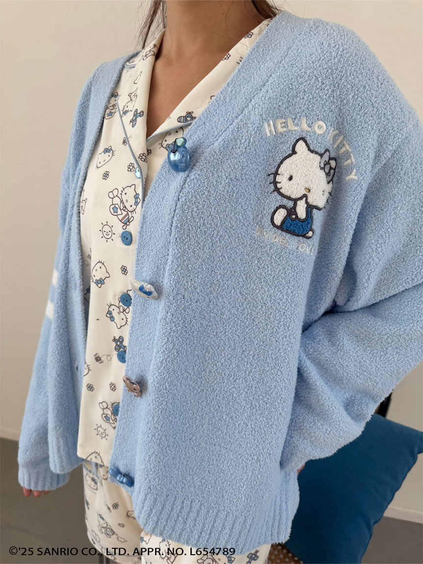 WEB限定カラーあり】【HELLO KITTY】ニットカーディガン(カーデ