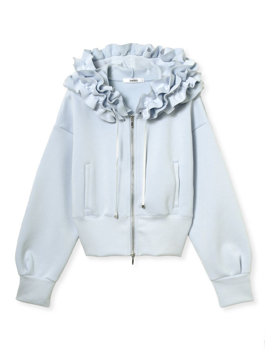 フリルショートジップパーカー(パーカー)｜トップス｜SNIDEL
