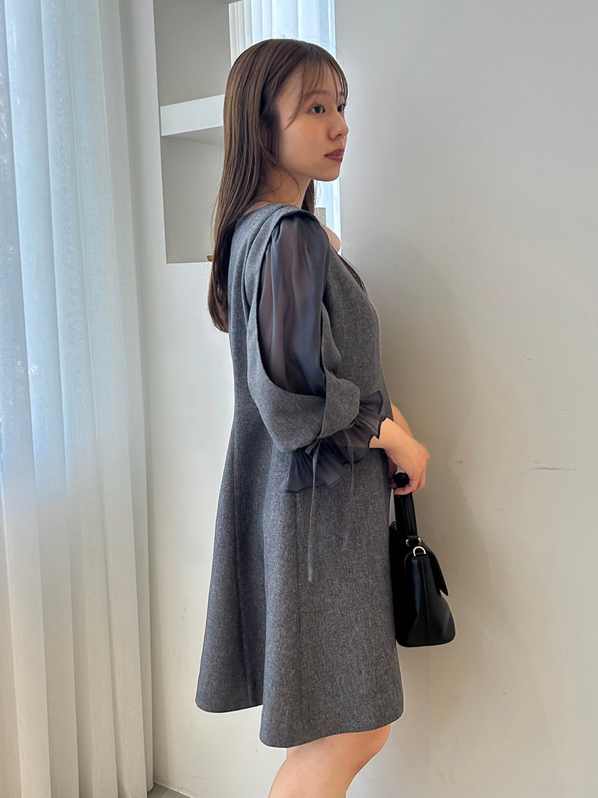 レディライクフレアミニワンピース(ミニワンピース)｜ワンピース