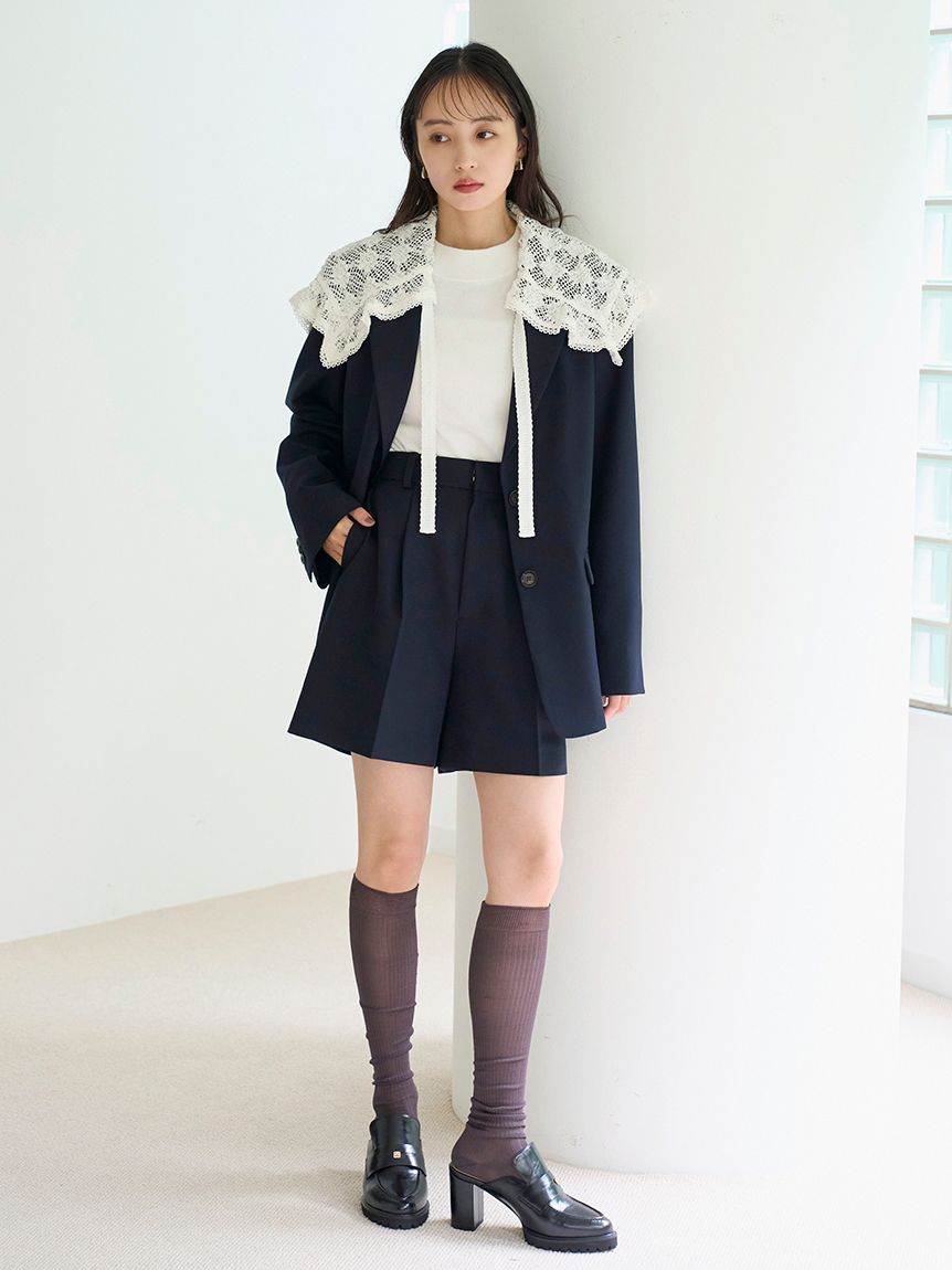 レースカラーテーラードジャケット(ジャケット)｜アウター｜SNIDEL