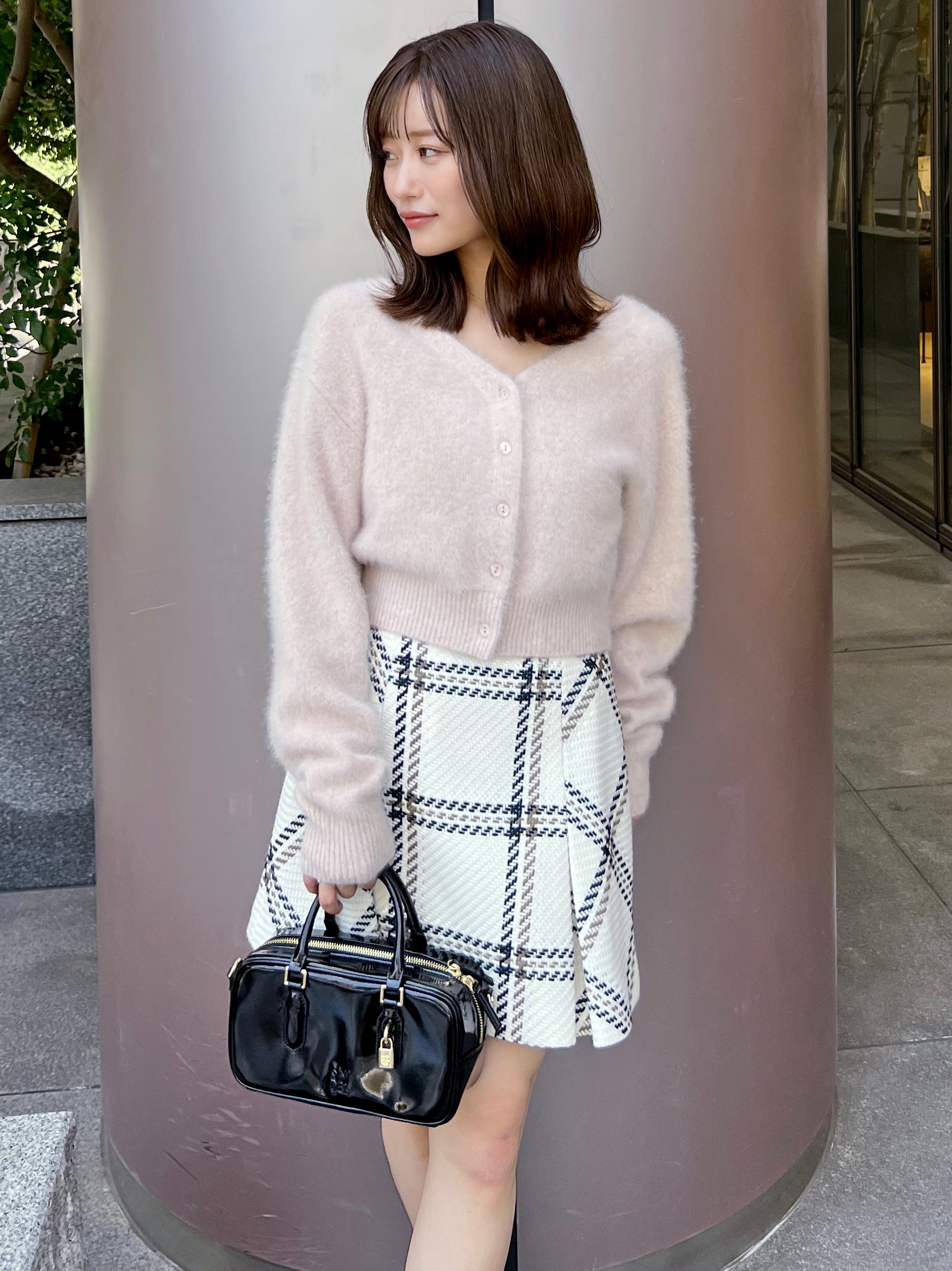 Sustainableロービングチェックミニスカート(ミニスカート)｜スカート