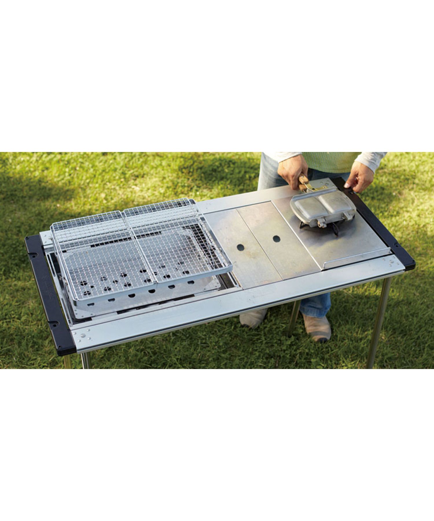 IGT アイアングリルテーブル フレームロング| スノーピーク(Snow Peak)