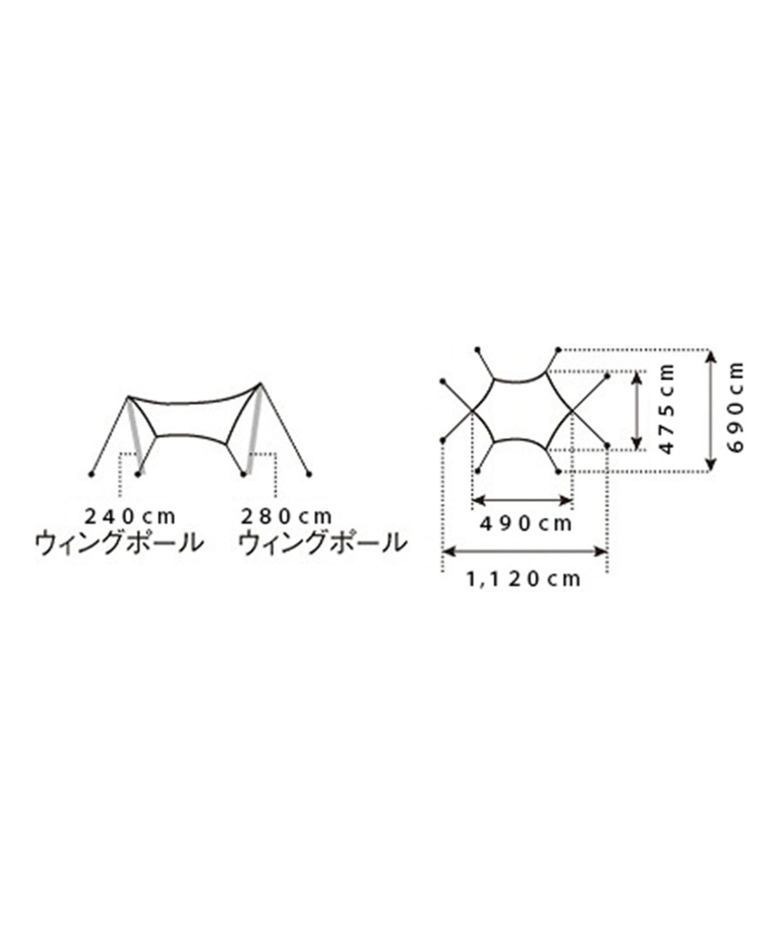 HDタープ“シールド”・ヘキサ（M）| スノーピーク(Snow Peak)