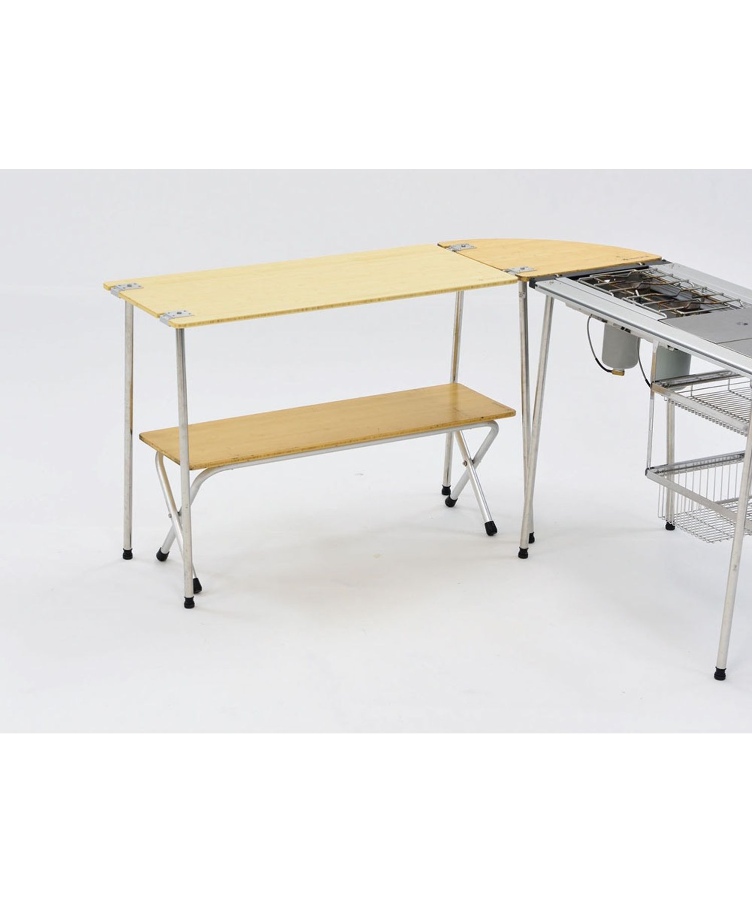 フォールディングシェルフ ロング竹| スノーピーク(Snow Peak)