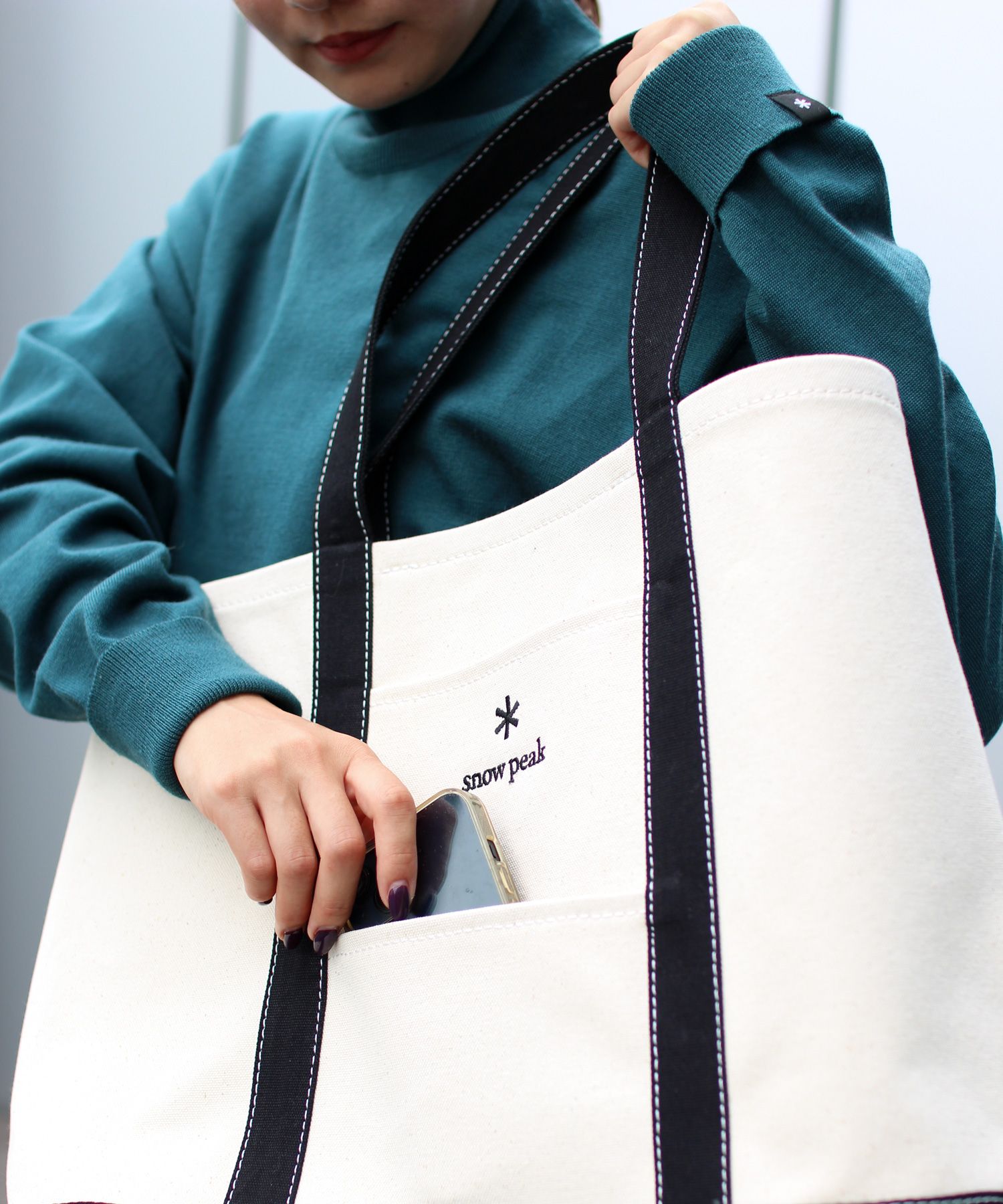 NOASOBI Canvas Tote Bag M| スノーピーク(Snow Peak)