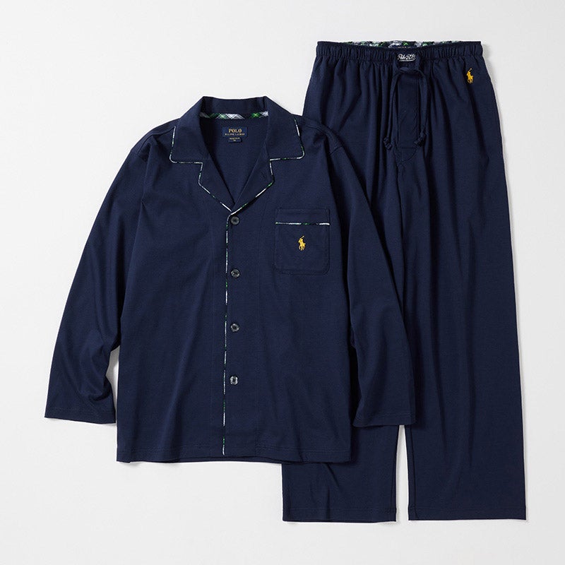 RALPH LAUREN ストーンヒルギンガム テーラードパジャマL ラルフ