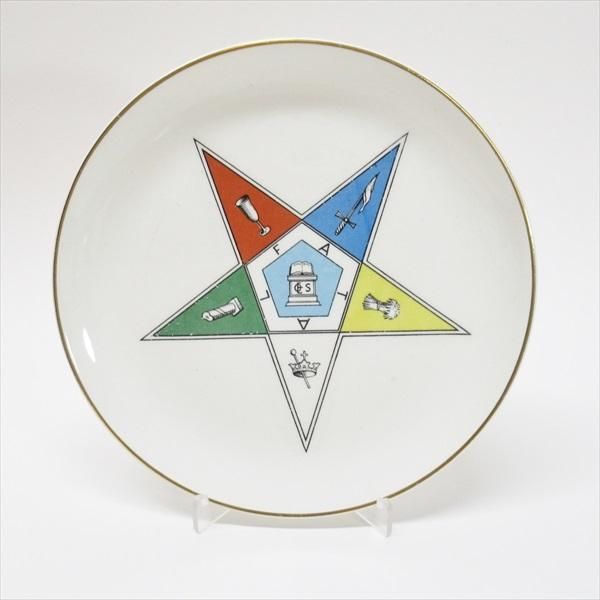 フリーメイソン 逆五芒星 OES Shaw Supply Company プレート