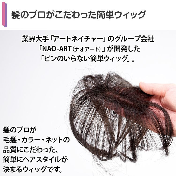ピンのいらない簡単ウィッグ | 日テレポシュレ本店 日本テレビの通販