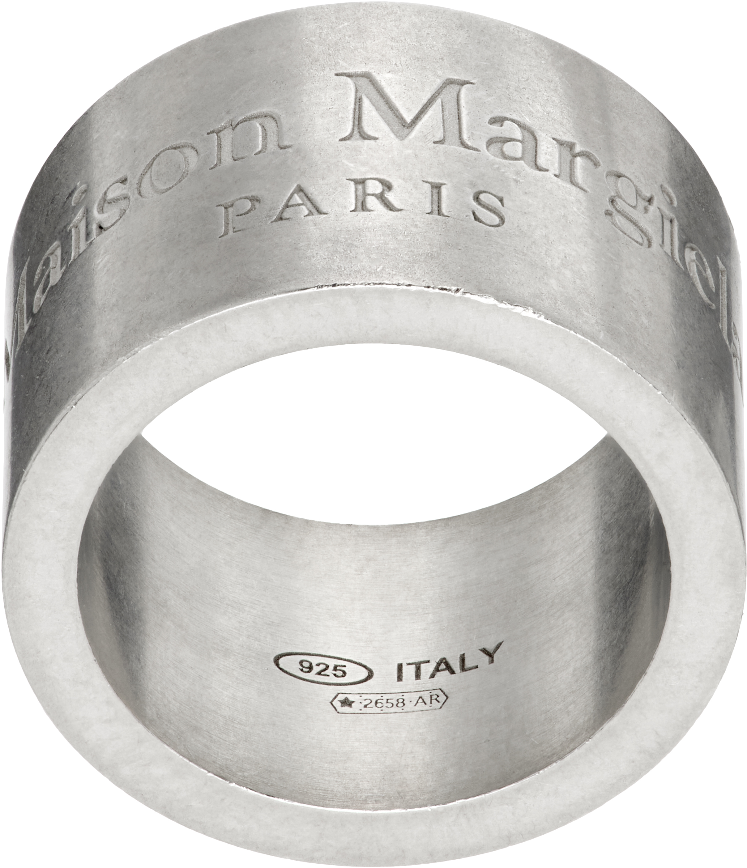 Maison Margiela: Logo Reference Ring | SSENSE