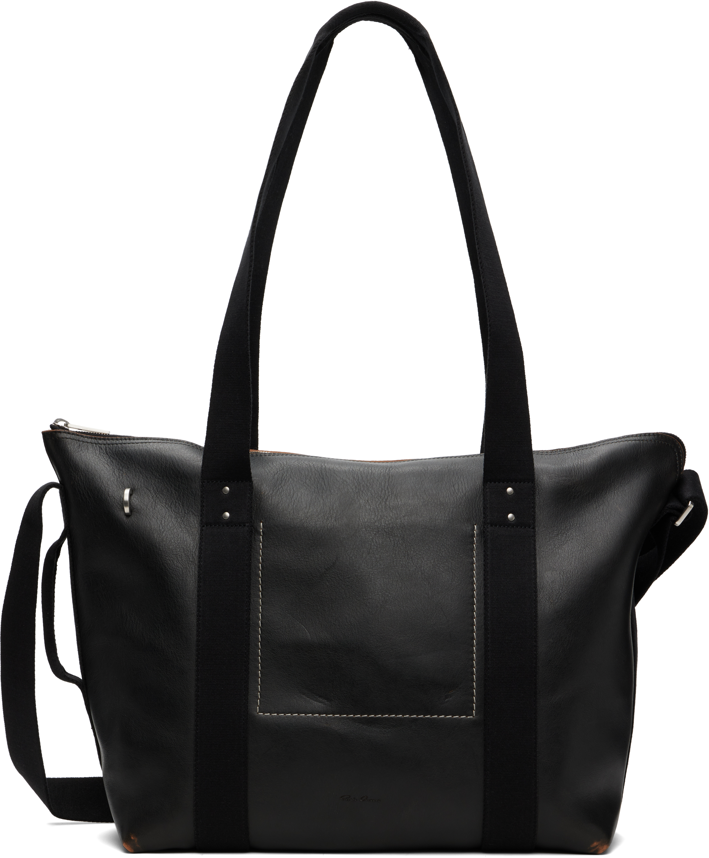 Black Concordians Trolley Tote by Rick Owens on Sale