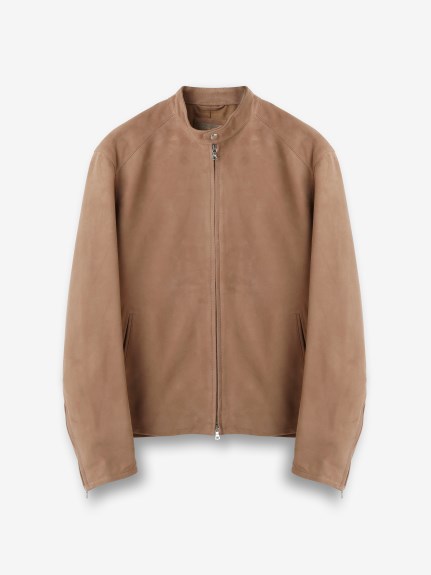 ラムスエード ライダースジャケット（アウター）｜Cruciani